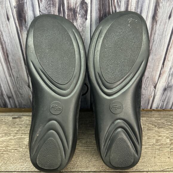 Footprints By Birkenstock Womens 38/245 US 7.5-8 Black Suede Padua Lace Shoe - Picture 10 of 16